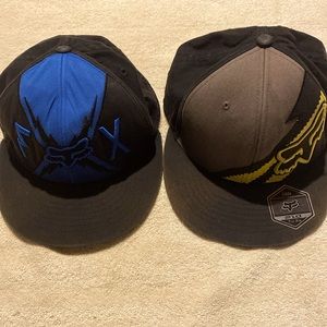 Fox racing caps/hats (set of 2)